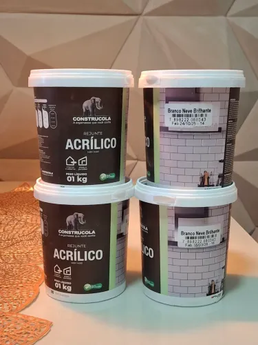 Rejunte acrílico Branco