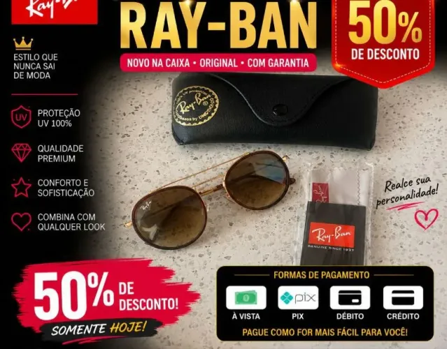 Óculos Rayban original.