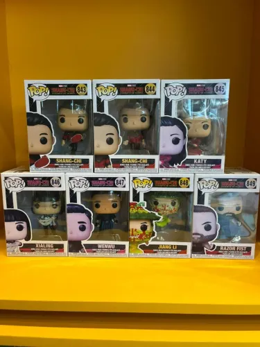 Coleção Completa Funko Pop! Shang Chi and the Legend of the Ten Rings Novos! Lacrados!