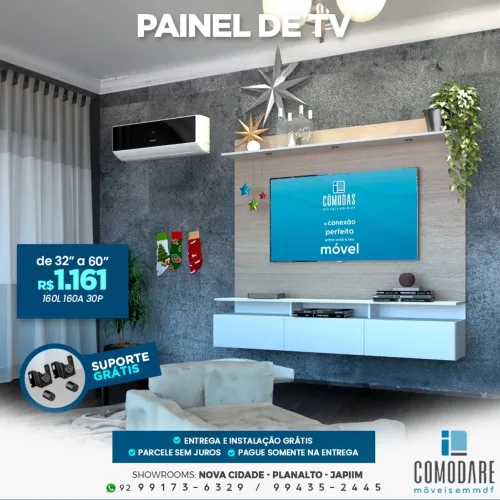 Painel de TV 32 a 60 Polegadas R$ 1.161