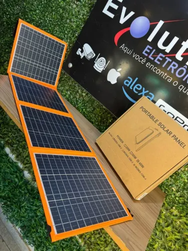 Painel Solar Portátil 40W - Portable Solar Panel