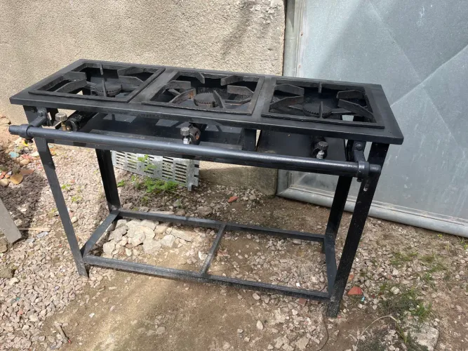 Fogão industrial seis bocas da marca Venâncio