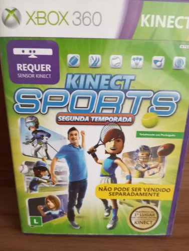Jogo original mídia física Xbox 360 - Kinect Sports 2
