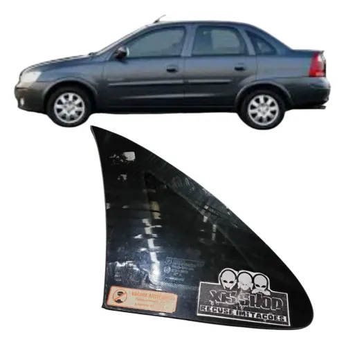 Vidro Vigia Lateral Corsa Sedan Montana 03 04 05 06
