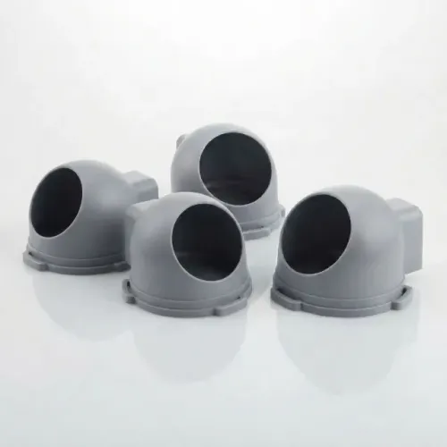 Kit 4 Protetor para Câmera Dome CFTV Antivandalismo Universal Policarbonato Branc