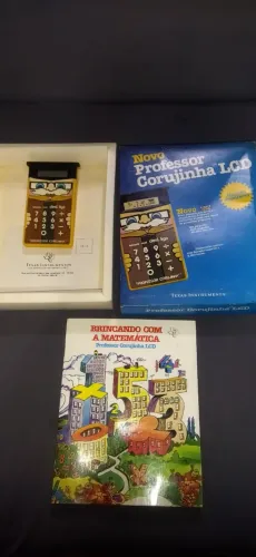Brinquedo eletronico vintage década de 80 - Professor Corujinha - Texas Instrumentos