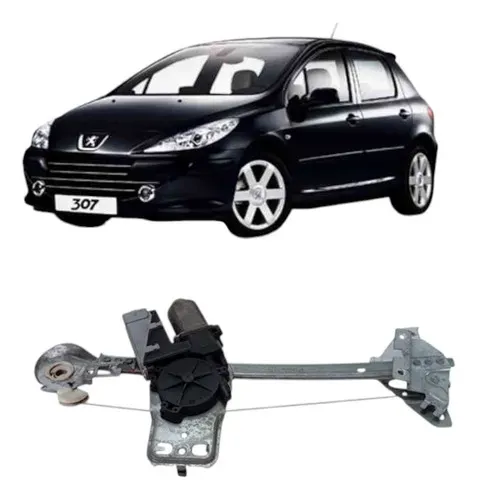 Máquina Vidro Traseira Esquerda Peugeot 307 2003 2011 Orig