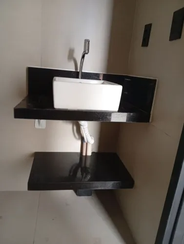 Bancada de banheiro no preto são gabriel