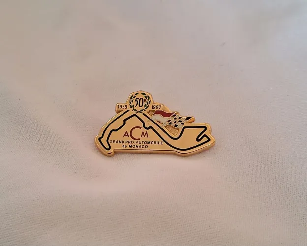 Broche Pin F1 GP de Mônaco 50 anos Raridade