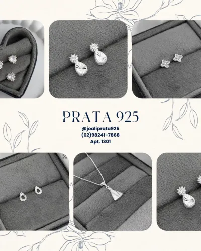 Joias na prata 925
