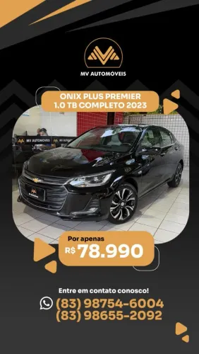 Chevrolet Onix Sedan Plus Premier 1.0 12V TB Flex Aut. 4P 2023