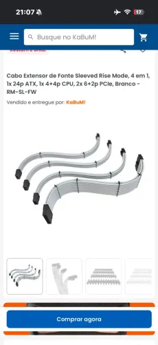 Cabo Extensor de Fonte Sleeved Rise Mode, 4 em 1,