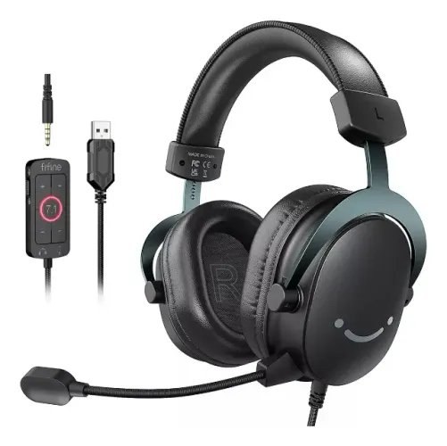 Headset Fifine Ampligame H9 7.1 Surround Gamer + Garantia
