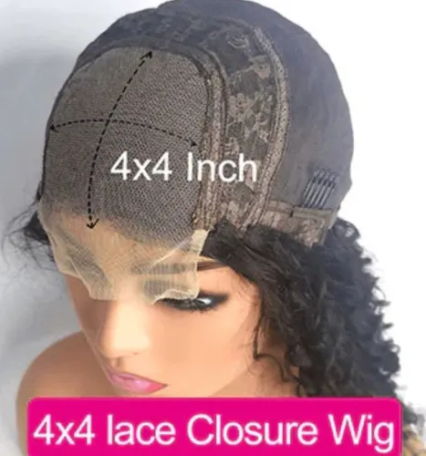 Lace frontal 4x4 cabelo Humano
