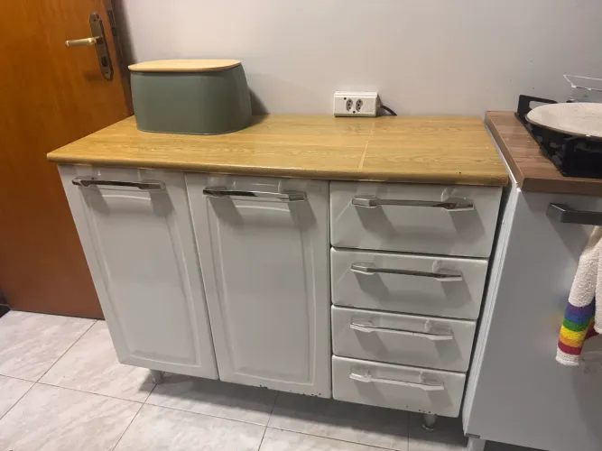 Balcão de aço armário para cozinha