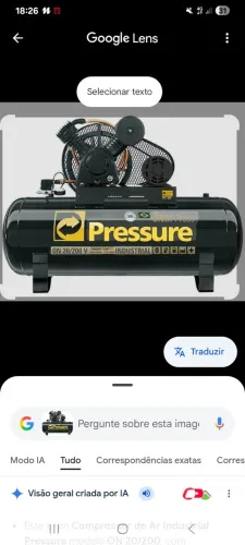 Compressor de ar 20 pes 200 litros