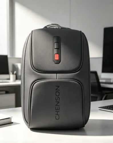 Mochila Executiva Antifurto Chenson Preta Para Notebook