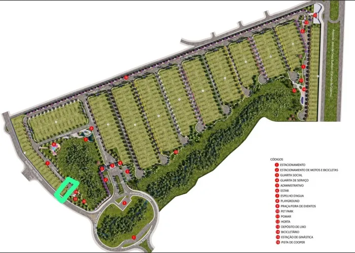 Vende-se terreno com 258m2 no Condomínio Ginco Clube Madri em Várzea Grande-MT