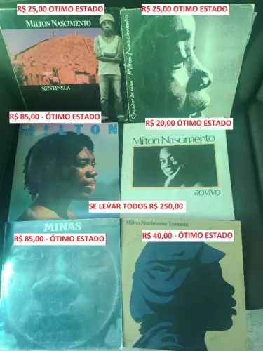 DISCO DE VINIL - LP - MILTON NASCIMENTO