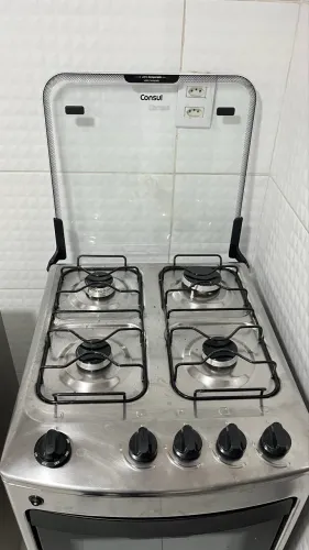 Fogão 4 Bocas Consul Inox