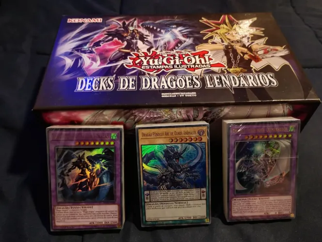 Box Yu-Gi-Oh Decks de Dragões Lendários