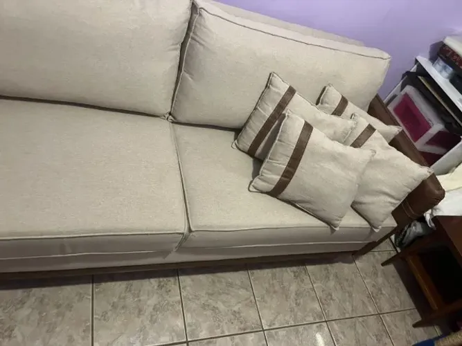 Sofá Living Honduras Konfort 212 cm Corino
