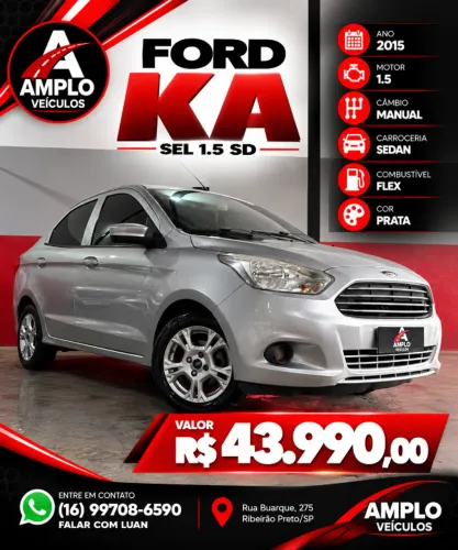Ford KA+ Sedan 1.5 SEL 16V Flex 4P 2015