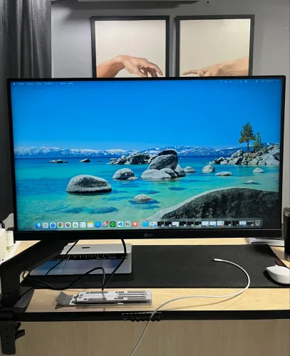 Monitor LG 24? + suporte de pistão à gás