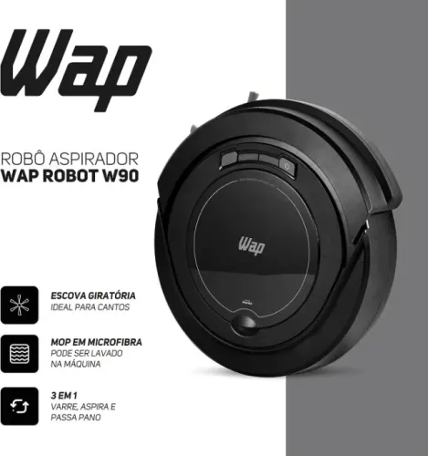 ASPIRADOR DE PÓ ROBÔ WAP 90