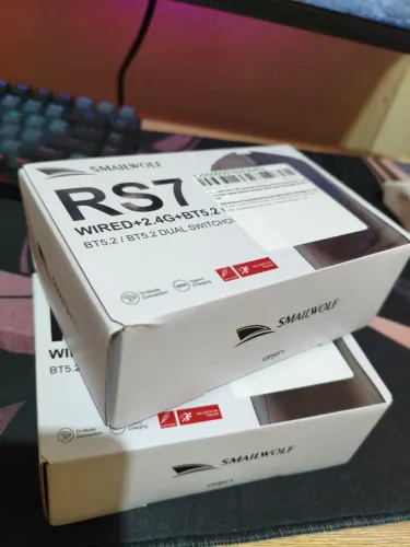 2x Mouses SmailWolf RS7 (Na caixa)