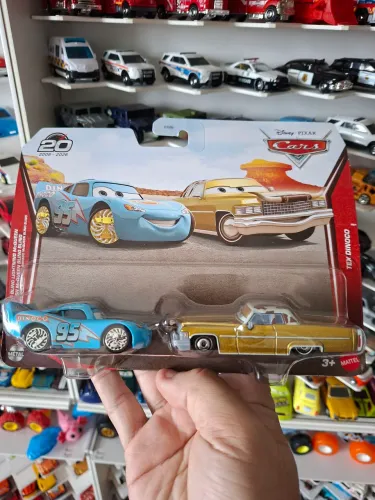 Relâmpago McQueen "Bling Bling" e Tex Dinoco - Disney Pixar Cars