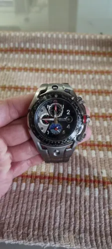 Relogio Orient flytech full titânio 