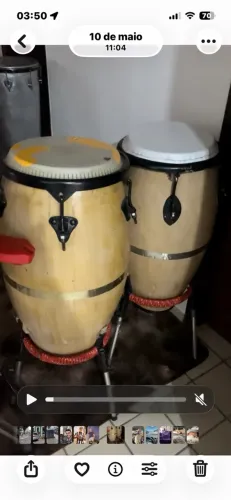 Par de congas profissional