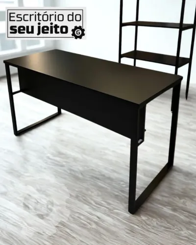 Mesa de Estudo 1,1m NOVA Multiuso REFORÇADA Estilo Industrial para Computador Notebook