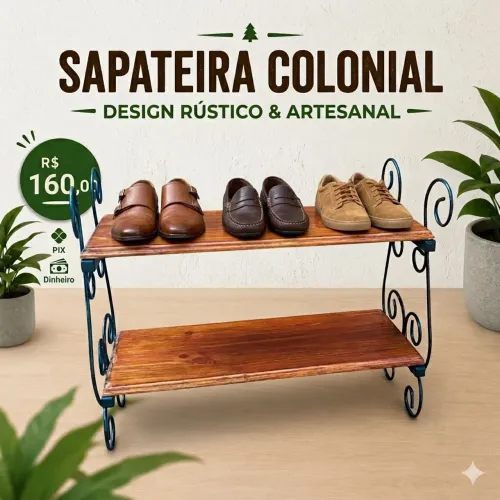 Sapateira Colonial - R$160