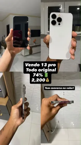 IPhone 13 PRO 128gb/ TEM CONVERSA NO VALOR!