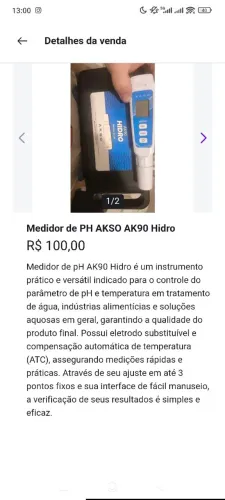 Medidor de ph akso