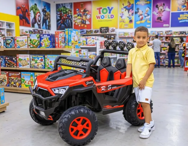 Jipe Elétrico Infantil GIGANTE Off Road 4x4 Utv 12v Lacrado (NOVO)