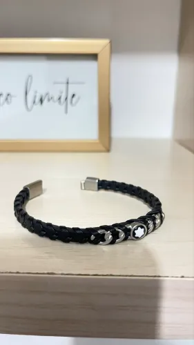 Pulseira masculina original marca mountblanc