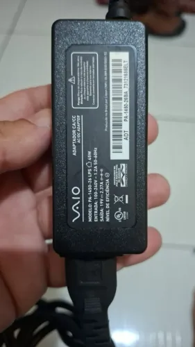 Carregador notebook vaio 