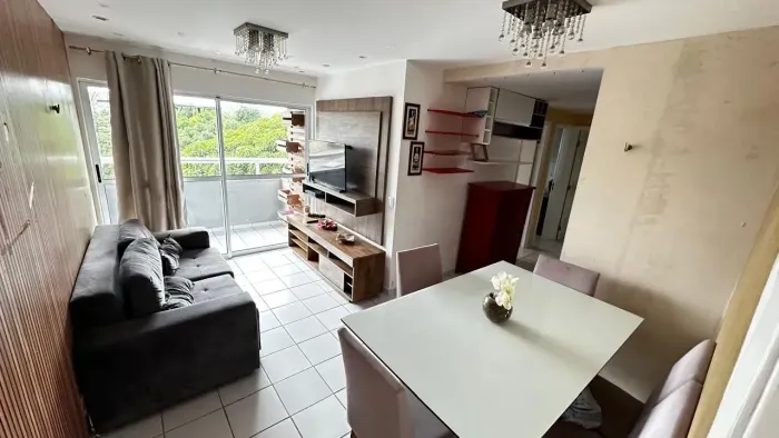 Oferta!! Apartamento 2/4 Suite Mobiliado No Cond. Verano De Ponta Negra