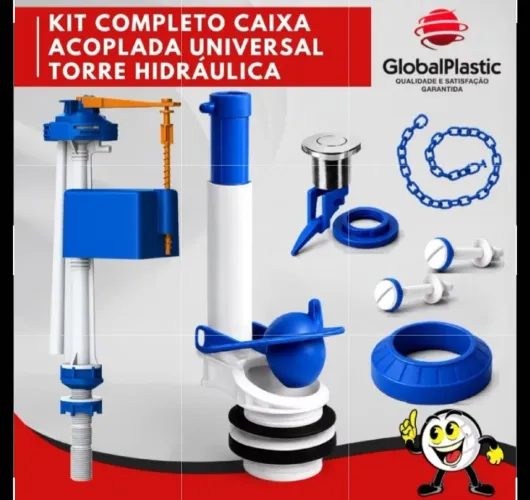 Kit reparo caixa acoplada