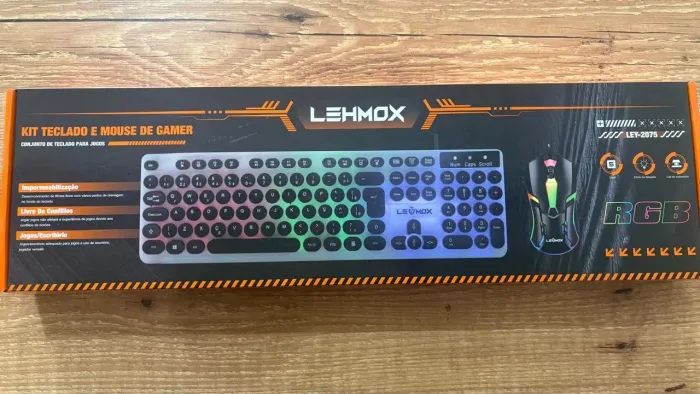 Kit teclado e Mouse Gamer RGB