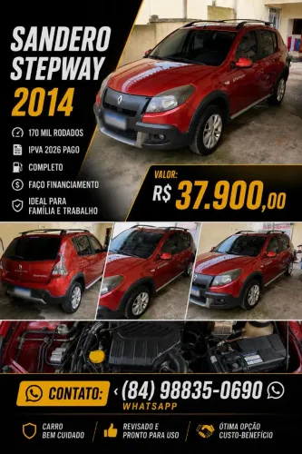Renault Sandero Stepway Hi-power 1.6 8V 5P 2014