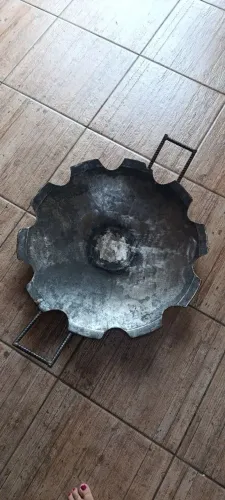 Disco de arado com alça de ferro 65cm diâmetro
