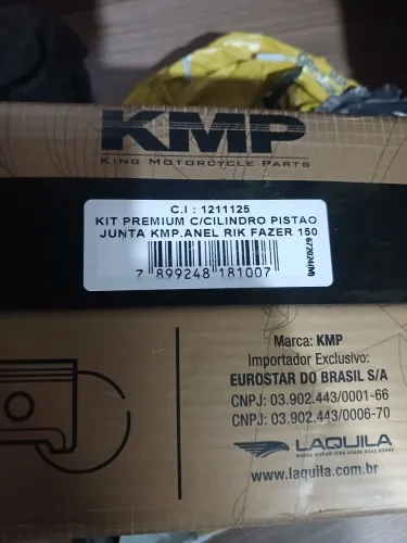 Kit cilindro kmp premium fazer 150 ou factor 150