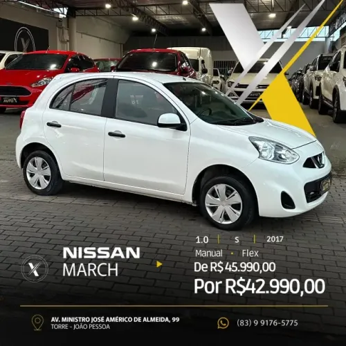Nissan March S 1.0 12V Flex 5P 2017