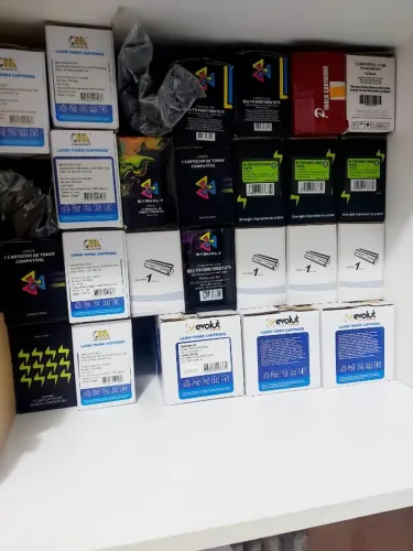 Toner Compatível TN 1060 Vazios 27 Unidades Nunca Recarregados