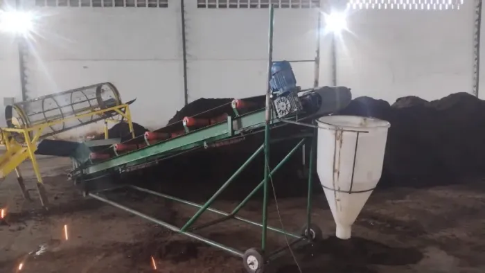 Esteira transportadora elevada