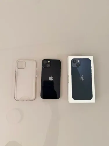 iPhone 13 256GB Midnight - Bateria 74% - Completo na Caixa